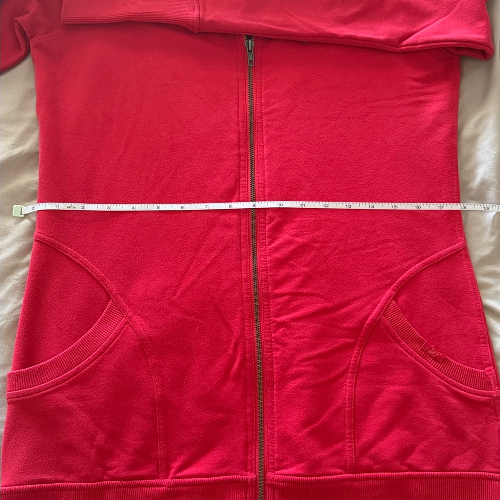 Garage Red Zip-Up Hoodie - Picture 11 of 14